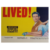 36 Hours -Original 1965 U.S.A. Metro Goldwyn Mayer  Window Card